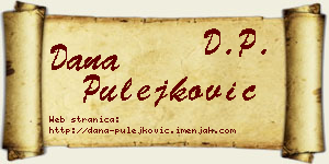 Dana Pulejković vizit kartica